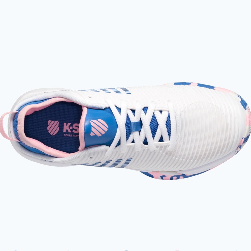 K-Swiss NWOT Hypercourt Supreme tennis shoe  (96615-969-M) size 6 pink And white - Picture 3 of 10